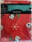 Tablecloth-Disney Tim Burton Nightmare Before Christmas-Red- 70" Round