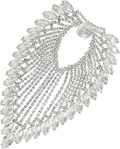 Veemoon Crystal Applique Patches for DIY Clothing and Handbags Transparent Decorative Garment Accessory Durable Sewing Decors for Fashionable Outfits Modern Designs