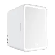 Advwin 8L Mini Fridge Portable Camping Fridge Makeup Fridge White