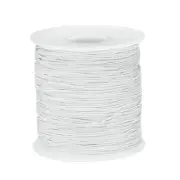Elastic Cord Stretchy String 0.8mm 109 Yards White for Crafts