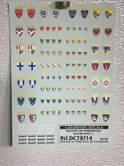 Colorado Decals HO Scale 87.14: Blasons De Parrainage (Assorted Coat Of Arms)