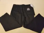 Dockers New Khaki Dress Pants 40x30 Black Cotton Slack Chino Trouser