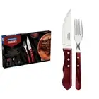 Tramontina 12 Piece Polywood Jumbo Steak Set - Red