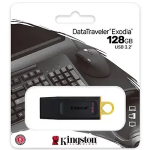 Kingston 金士頓 128G DTX/128GB DataTraveler Exodia USB 3.2 隨身碟