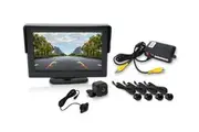 Elinz 4.3" Monitor CMOS 170 Degrees Car Reversing Camera 600TVL 4 Ultrasonic Parking Sensors