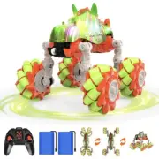 360° Rotate Crawler 4WD 2.4GHz Rc Stunt Drift Car 100+ Pose 4 Mecanum Wheel LED