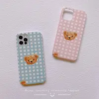 在飛比找ETMall東森購物網優惠-韓國設計師布料布藝手機殼泰迪熊少女心iPhone12手機殼1