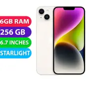 Apple iPhone 14 Plus (256GB, Starlight) Australian Stock - As New