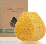 Natural Facial Sponge (4-Pack) | SourceTon face Scrubber Soft & Gentle Face Scrubber for All Skin Types