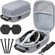 FYOUNG Carrying Case for PS VR2 Gaming Headset, Accessories Bundle & Portable Protection Case for PSVR2 with Lens Cover, Shoulder Strap, Travel and Home Storage Bag for Playstation VR2