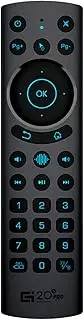 G20S PRO BT 2.4G & BT5.0 Dual Mode Wireless Air Mouse with USB Receiver 6-Axis Gyroscope Handheld Remote Control Smart Voice Control IR Learning Backlight for Smart TV Android TV Box PC VCXN