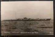 Mint Germany Postcard RPPC WWI U Boat Deutscher U Cruiser Submarine