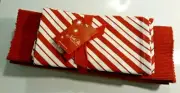 North Pole Trading Co. 8 Piece Set 4 Placemats 4 Napkins Christmas Holiday Red