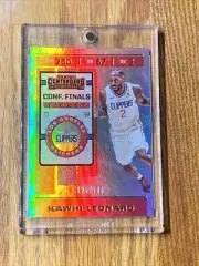 2019-20 KAWHI LEONARD Contenders #55 Conf. Finals Ticket SILVER #120/125 Rare
