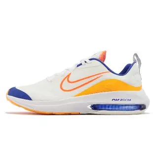 Nike 慢跑鞋 Air Zoom Arcadia 2 GS 大童鞋 女鞋 白 橙 氣墊 FD4637-181