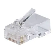 Dynamix RJ-45-C6AUTP-JAR Cat6/6A UTP RJ45 plug for Solid and Stranded Cable (100 piece Jar) [RJ-45-C6AUTP-JAR]