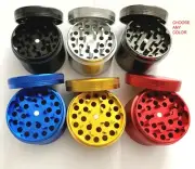 2.25" 4 Layer Titanium Alloy Tobacco Crusher Hand Muller Smoke Herb Grinder
