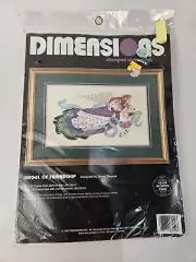 Dimensions Stamped Cross Stitch Kit - 3150 Angel Of Friendship 15x9