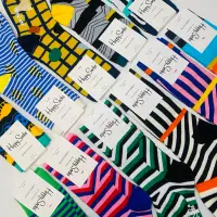 在飛比找蝦皮購物優惠-happy socks 瑞典🇸🇪 潮襪 中筒襪 線條 幾何