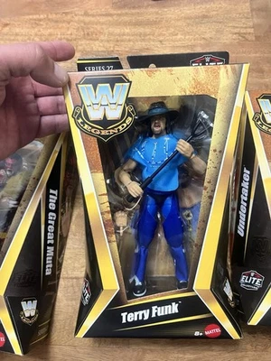 WWE Elite Legends Terry Funk Series 27 EXCLUSIVE Figure Ljn Hasbro Wwf