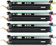 HEG C400 C405 Drum Unit 108R01121 Drum Cartridge Kit for Phaser 6600DN 6600N 6600 VersaLink C400DN C400N C405DN WorkCentre 6605DN 6605N 6655 Printer(4 Pack，Black Cyan Magenta Yellow)