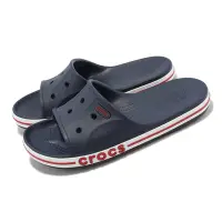 在飛比找Yahoo奇摩購物中心優惠-Crocs 拖鞋 Bayaband Slide 藍 椒紅 男