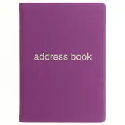 Letts Dazzle A6 Address Book Purple Coloured Notebook Home Office Stationery