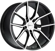 Cray Spider 20x11.0 5/120.65 ET76 CB70.3 Gloss Black W/Mirror Cut FACE RF