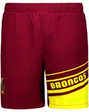 Broncos NRL Adult Training Shorts
