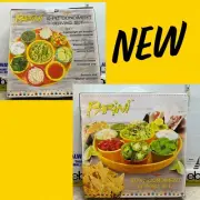 Parini 10 PC Condiment Serving Set Fiesta Colored 12x12 CHIP & DIP Tray & Bowls
