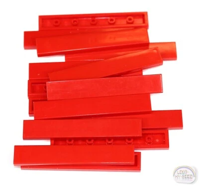 LEGO Classic - 3-Buck Bag - 15-ea, 1 x 6 Tile - Red - New - (6636)