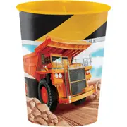 Big Dig Construction Large Plastic Cup