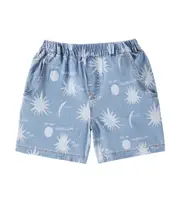 [Jellymallow] Jellymallow The Star denim shorts Y 7 blue
