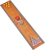 Perfeclan Mini Tabletop Bowling Game Set with Balls and Pins Party Indoor Gift Desktop Bowling for Ages 4-6 2-6 Player Home Kids Adults
