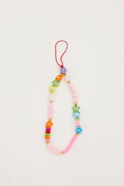 Multi Colour Colourful Phone Chain