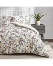 Lucky Brand Garden Bouquet Reversible Comforter Set
