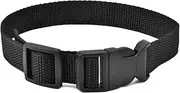 Dog Collar Strap, Bark Collar Belt for Most of theTraining Shock Collar Receivers Adjustable Durable Nylon Strap Replace for Barking Collar Fence-Pet Collar Strap (Black)