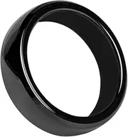 itapring RFID Ceramic Tesla Smart Ring Key Accessory for Tesla Model 3/Y/X/S Replacement of Key Fob and Key Card Open Door (#10), Black