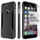 【Saharacase】撒哈拉 經典款 iPhone7Plus/8Plus 手機殼(9H玻璃保護貼+貼膜神器+安裝組) 黑