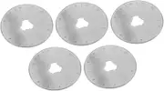 Gadpiparty 5 Pcs Rotary Cutter Blades Replacement Blades with Blade Storage Case Fabric Cutter Blades for Patchwork Leather Quilting Projects Sewing Arts Crafts 45mm