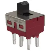 Pack of 4 500SDP1S1M2QEA Slide Switch DPDT 5A 120V Through Hole :RoHS