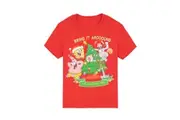 SpongeBob SquarePants Childrens/Kids Christmas Tree T-Shirt (Red) - UTNS7887