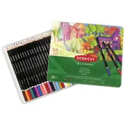 Derwent Academy Coloured Pencils Tin [24 Set]
