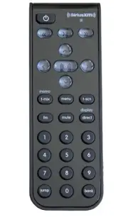 SiriusXM Radio Universal Remote Control Works with onyX, EZ, EZR, Plus & Others