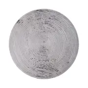 SSH COLLECTION Goren 66cm Wide Concentric Circle Wall Art - Polished Aluminium