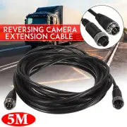 5M 4Pin Reverse Rear View Backup Parking Camera Video Extension Cable Wire Cord