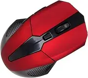 ELAYARD Wireless Mouse Portable Lightweight Gaming Mouse Ergonomic Design for Laptop Durable Material Touch for Home and Festivals Red
