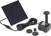 Outdoor Water Feature Monocrystalline Silicon Mini Solar Water Pump Power Panel Kit Fountain Pool Garden Pond Submersible Watering Fountain Supplies