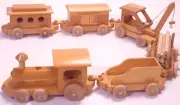BLUEPRINT / INSTRUCTIONS Choo Choo Toy Train Woodworking Blueprint Plan