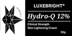 LuxeBright HYDRO-Q 12 50g Depigmentation, MELASMA, 12% hydroquinone